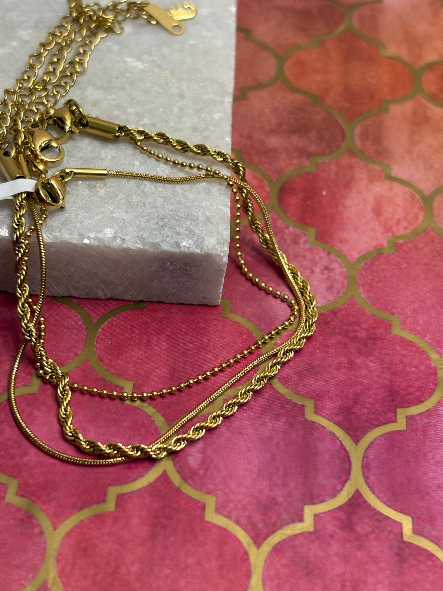 GoldLattice Necklace