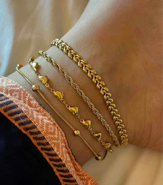 GoldenMedley Anklet