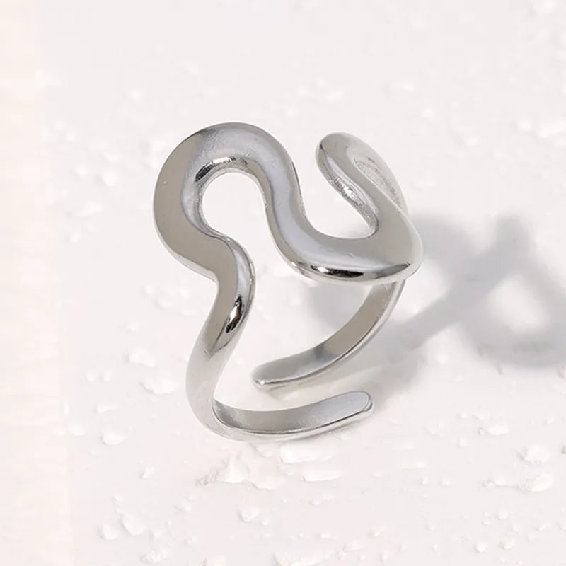 Silver Current Ring
