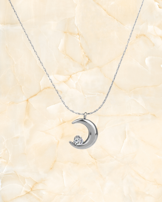 Silver Lune Necklace